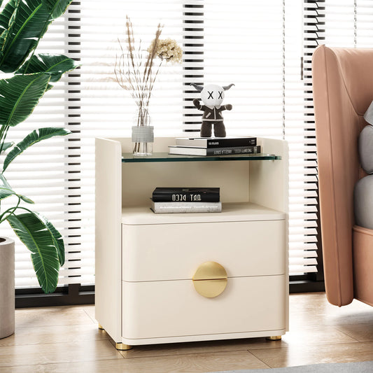 Nightstands, 2-Drawer Modern Night Stand