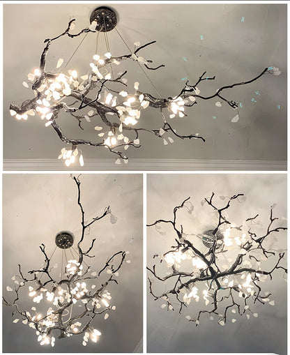 New All Copper LED Creative Branch Chandelier