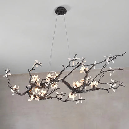 New All Copper LED Creative Branch Chandelier