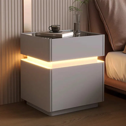 Minimalist Wooden Nightstand Luxury Modern