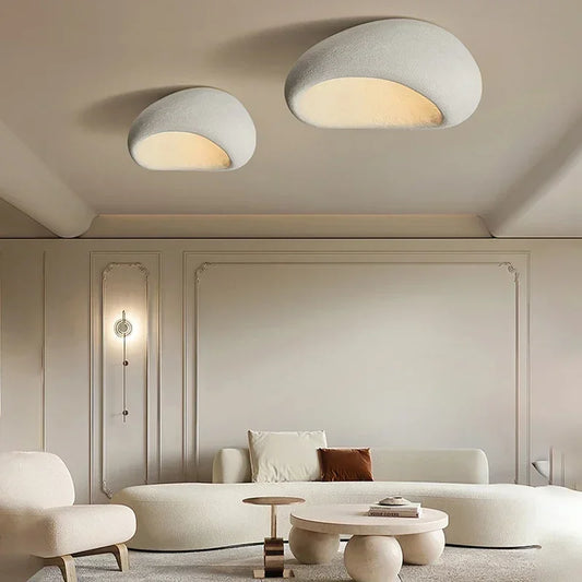 Modern Wabi Sabi Led Ceiling Lamp Living