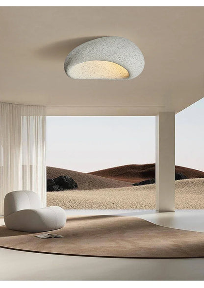 Modern Wabi Sabi Led Ceiling Lamp Living