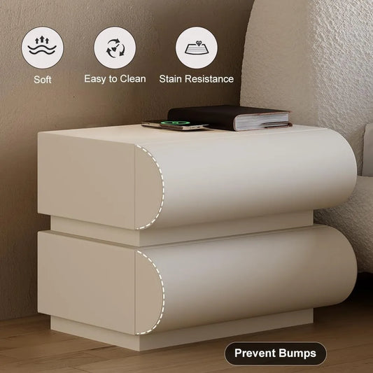 Smart Nightstand with Wireless Charging