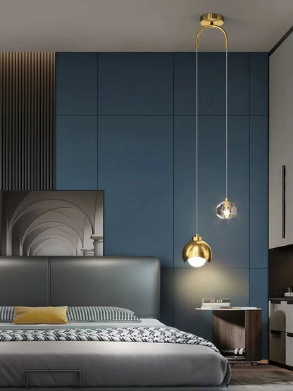 Modern Simple Crystal Pendant Light