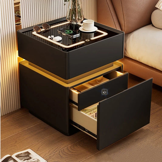 Minimalist Wooden Nightstand Luxury Modern