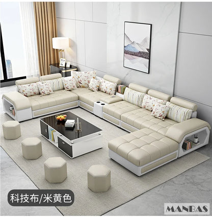 Linlamim Fabric Sofa Set Furniture Living Room