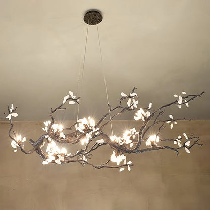 New All Copper LED Creative Branch Chandelier