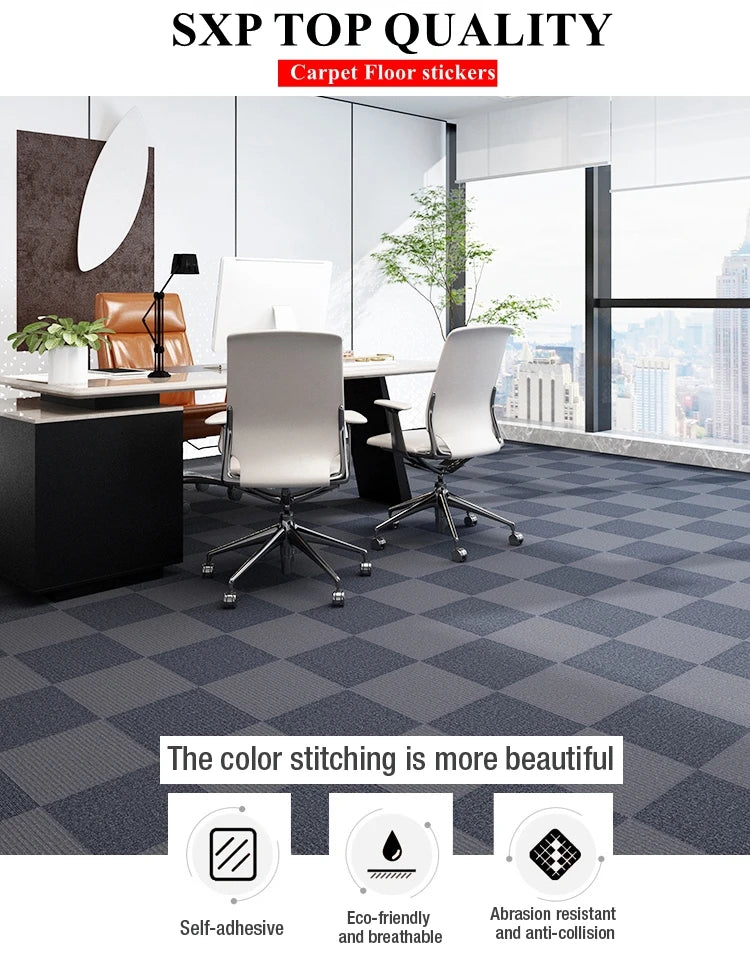 1/10/20/30/40pcs Floor Tiles Sticker Square Rug