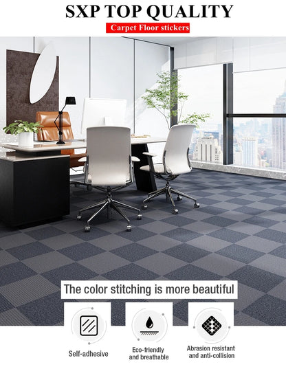 1/10/20/30/40pcs Floor Tiles Sticker Square Rug