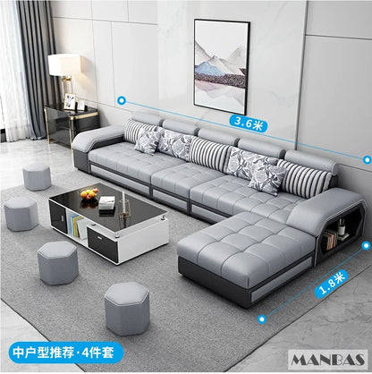 Linlamim Fabric Sofa Set Furniture Living Room