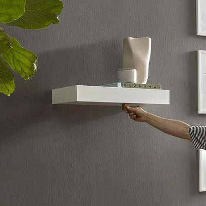 Wooden Concealed Floating Shelf with Secret Compartment