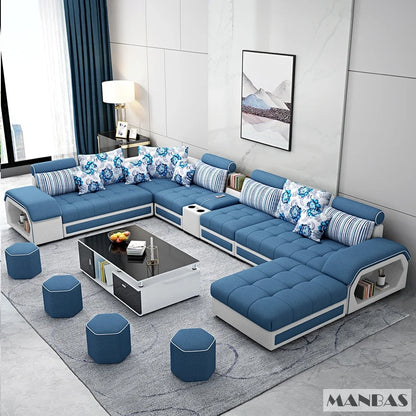 Linlamim Fabric Sofa Set Furniture Living Room