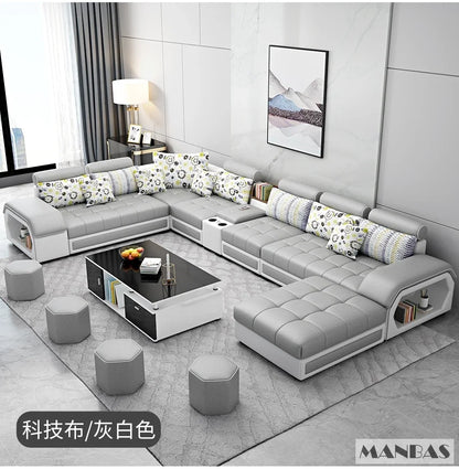 Linlamim Fabric Sofa Set Furniture Living Room